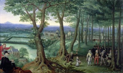 Archduke Matthias with his Retinue by Lucas van Valckenborch